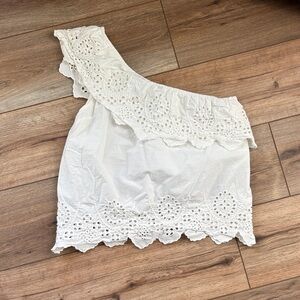 Abercrombie & Fitch Cream Top